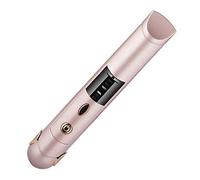Tenazas Para Rizar, Plancha De Pelo De Cerámica Alisador De Cabello Inalámbrica Recargable Portátil,RoseGold