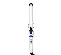 Tenazas Para Rizar, Tenacillas De Barril Grande, Pantalla Lcd Con Ajuste De Temperatura De 11 Velocidades Para Un Calentamiento Rápido,White
