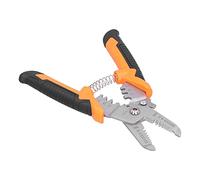 Tenazas Pelacables 10-22mm² de Acero Inoxidable para Electricistas - Herramienta Multifunción con Mango Antideslizante y Bloqueo de Seguridad