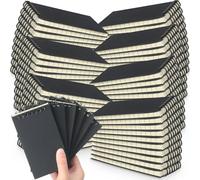 Tenceur 100 cuadernos de bolsillo a granel pequeños de 3 x 5 pulgadas, mini cuaderno encuadernado superior con 120 páginas rayadas para oficina, universidad, enfermera, esenciales, regalo de vuelta a