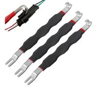 Tencipeda Automotive Electrical Terminal Connector Separator Removal Tool, Electrical Connector Removal Tool, Universal Multi Functional for Car Truck Terminal Plug Separator Remova (3 Sets,Black)