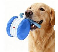 Tencipeda Dog Interactive Toys-Automatic Rolling Dog Toy with Random Motion & Light for Small To Medium Dogs & Cat, Boredom Relief & Fun Play (Blue)