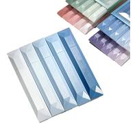 Tencipeda Double Sided Tape Pens, 2 In 1 White Correction Glue Tape Pen Multipurpose Journaling Supplies for Scrapbooking Craft Supplies Office School (Blue)