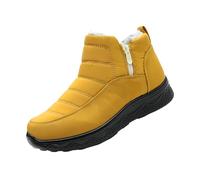Tencipeda Dritnow - Dritnow Shoes Women’s Insulated Snow Boots Waterproof Non Slip Fur Lined Warm Winter Footwear (Yellow,40)
