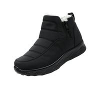 Tencipeda Dritnow - Dritnow Shoes Women’s Insulated Snow Boots Waterproof Non Slip Fur Lined Warm Winter Footwear (Black,43)