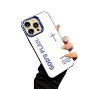 Tencipeda Gods Plan Phone Case, All Inclusive Lens Protection God Phone Case Soft TPU Slim Shockproof Cover for iPhone 17 Pro MAX to 11 (for 12promax,Blue)