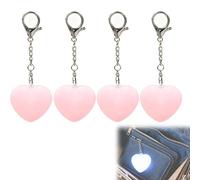 Tencipeda Love Wallet Tote Bag Touch Sensing Light, LED Handbag Light Sensor Activated Switching Automatic Lamp illumiate Your Bag (Pink heart,5 sets)