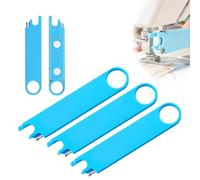 Tencipeda Magnetic Needle Threader, Multifunctional Needle Threader for Sewing Machine 3 In 1 Sewing Tool for Clothing Craft Alterations Tailors Hobbyist (3 sets,Blue)