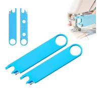 Tencipeda Magnetic Needle Threader, Multifunctional Needle Threader for Sewing Machine 3 In 1 Sewing Tool for Clothing Craft Alterations Tailors Hobbyist (2 sets,Blue)
