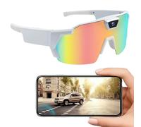 Tencipeda POV Glasses 4K Baseball Glasses with Cameras Men Women Sunglasses Cameras and Audio Video Action (Style1)