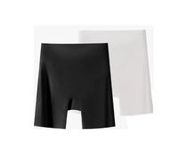 Tencipeda Womens Underwear Tummy Control, Women's High-Waisted Ice Silk Tummy Control and Butt Lift Underwear, No Curling and Invisible (2PCS-D,XXL)