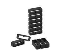 Tencloud Anillos de sujeción compatibles con Garmin Forerunner 945 Cierres de Seguridad Silicona Soporte de Bucle de Seguridad retenedor de Anillo Antideslizante para Reloj Inteligente Forerunner 945