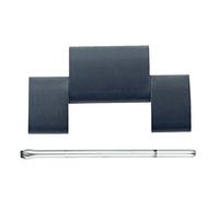 TenCloud Correas compatibles con Amazfit T-Rex Pro Link, accesorios de reloj de metal de acero inoxidable (enlace negro)