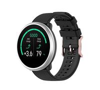 TenCloud Correas compatibles con Polar Unite, correa de repuesto de silicona suave impermeable para reloj inteligente Polar Unite/Ignite (negro)