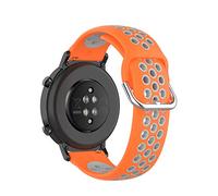 TenCloud Correas de repuesto compatibles con Garmin Approach S40, correa deportiva transpirable para Approach S40/Vivoactive 3/Vivoactive 3 music/Forerunner 245M Smartwatch (naranja)