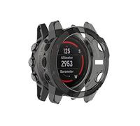 Tencloud Fundas compatibles con Garmin Fenix 5X Funda protectora protectora suave TPU Bumper Shell para Fenix 5X Smart Watch (negro)