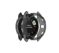 Tencloud Fundas compatibles con Garmin Fenix 6X Series Funda protectora de TPU suave para reloj inteligente Fenix 6X (negro)