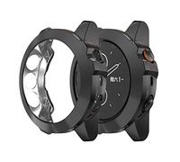 Tencloud Fundas Protectoras compatibles con Garmin Fenix 5X Plus Funda Protectora Suave Cubierta de TPU Cubierta de Parachoques Todo Alrededor, Accesorios para Fenix 5X/Fenix 5X Plus (Negro)