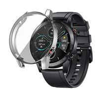 Tencloud Fundas Protectoras compatibles con Huawei Honor MagicWatch 2 46 mm, Protector de Pantalla de Reloj, Cubierta de película de Reloj Suave chapada en TPU para MagicWatch 2 46 mm (Plata)