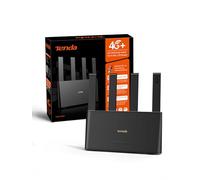 Tenda 4G08 Router 4G con SIM, 4G+ CAT6 AC1200 hasta 300 Mbps, Doble Banda | 4 antenas externas, hasta 120 m², hasta 64 dispositivos, 2.4+5GHz, 2 puertos Gigabit, Plug&Play, OpenVPN, MU-MIMO, Mesh WiFi+