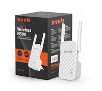 Tenda A9 N300 Repetidor de red Wifi Extensor Amplificador de Cobertura (300Mbps, 2 Antenas externas, Red Cobertura WiFi inalambrico más de 200 Metros, Compatible con los Routers y ADSL/Fibra)