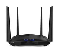 Tenda AC10 Router Gigabit AC1200 Doble Banda WiFi, 5 GHz hasta 867 Mbps, 2.4 GHz hasta 300 Mbps, Tecnología Beamforming, MU-MIMO Comunicación Multiple, 4 Atenas de 6dbi Amplia Cobertura WiFi.