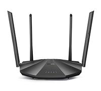 Tenda AC2100 Smart WiFi Router AC19 - Dual Band Gigabit Wireless (hasta 2033 Mbps) Router de Internet para el hogar | 4 puertos LAN + 1 puerto USB | Tecnología MU-MIMO 4X4 | Control parental