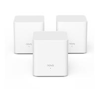 Tenda AX1500 Mesh WiFi 6 System Nova EX3 - Cubre hasta 3500 pies cuadrados - Sistema WiFi 6 Mesh para todo el hogar - Router de malla Gigabit para 80 dispositivos - Red de malla de doble banda