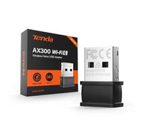 Tenda AX300 Adaptador USB WiFi para PC, 2.4GHz Antena WiFi 286Mbps, Soft-Ap, MU-MIMO, WPA2, Windows 7/10/11, W311MI