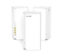 Tenda axe5700 Sistema WiFi 6e de Malla Nova mx21 Pro - hasta 7.300 pies Cuadrados - Sistema de Malla WiFi 6e de Toda la Familia - enrutador de Malla de Tres Frecuencias - Tres Paquetes
