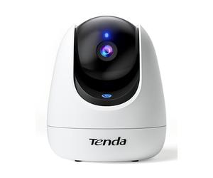Tenda CP3 Pro, Cámara para Interior, 3MP Ultra Alta Definición, Vision de 360°, Control Remoto de App, Llamada con una Sola Pulsación, Detección de llanto de Personas/Mascotas/Bebés, Visión Nocturna