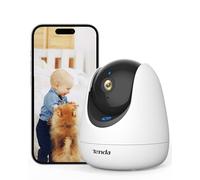 Tenda CP3 Pro V1.1 Cámara WiFi Vigilancia Interior 2K,Cámara de Seguridad Domo 360°, Visión Nocturna Detección de Movimiento, Audio Bidireccional, Compatible con Alexa, Camara Vigilancia para Mascota
