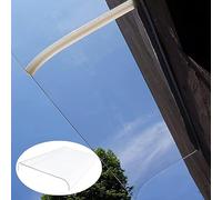 Tenda da Sole invisibile per finestra, tenda da Sole in policarbonato Trasparente, tenda da Sole Multiuso per Porta anteriore e posteriore, pannello di ingresso per Veranda da giardino, Arco