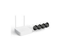 Tenda K4W-3TC Kit de seguridad por vídeo Cámara 2K 3MP, Wi-Fi, IP66, Android, iOS, visión nocturna a color soun