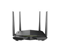 Tenda Modem Router WiFi V12, VDSL/ADSL Inalámbrico de Doble Banda AC1200, 300Mbps en 2.4GHz y 867Mbps en 5GHz, 3 Puertos Gigabit LAN y 1 Gigabit WAN, Tecnología Beamforming, Soporte VPN/IPTV/IPv6/WPS