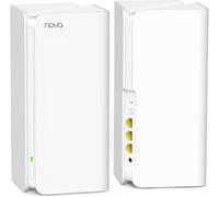 Tenda MX15 Pro Paquete de 2, Sistema Wi-Fi 6 Mesh, AX5400 Wi-Fi en Malla de Doble Banda 2,4 GHz/5 GHz, Cobertura de hasta 240㎡(2800ft²), OFDMA+MU-MIMO, Instalación Sencilla, Control Parental