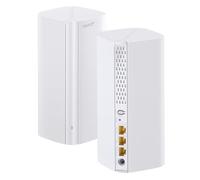 Tenda Nova ME3 Pro (Pack de 2) - Sistema WiFi 7 Mesh BE3600 (3.6Gbps | 5GHz: 2882Mbps, 2.4GHz: 688Mbps), Doble Banda, para Hogares de 2-3 Habitaciones, NFC, MLO, MRU, WPA3, Blanco