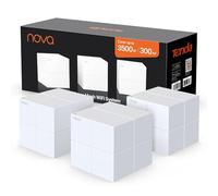 Tenda Nova MW6 Mesh Router Sistema WiFi de Red en Malla (Dual Band hasta 500 metros, Mu-MIMO, 2 Puertos Gigabit, Plug and Play, Funciona con Alexa, sustituye tu Repetidor de Red Tradicional) Pack 3