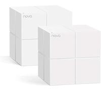 Tenda Nova MW6 - Router Mesh WiFi Solución Completa WLAN de Malla de Doble Banda (2 Estaciones, 4 Puertos Gigabit, MU-MIMO, hasta 330 m²), Pack 2