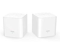 Tenda Nova MW3 (2-Pack) - AC1200 Mesh WiFi, Doble Banda, Cobertura hasta 180m², puertos 100/10, Mu-MIMO, Control Parental, Plug and Play, Compatible con la mayoría de proveedores