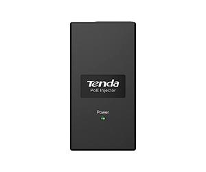 Tenda POE15F Inyector PoE Adaptador PoE Ethernet Rápido 48 V - 10/100 Mbps, IEEE 802.3, IEEE 802.3af, IEEE 802.3u, Proporciona Energía hasta 100 m, 15.4 W Máximo, Plug and play, Negro, Poder
