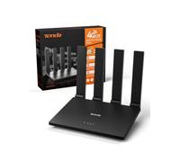 Tenda Router 4G con Tarjeta SIM (4G03 Pro V2.0), Módem LTE Cat4, Wi-Fi N300, LAN/WAN, 4 Antenas Plegables, Plug&Play, Soporta 32 Dispositivos, Router Portátil para Autocaravana, Casa Rural y Camping