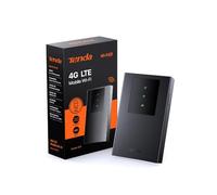 Tenda Router 4G Móvil, Modem 4g SIM (Cat4), Hotspot Portátil WiFi 6 AX300, MiFi 4G con Batería de 2100 mAh, USB-C Puerto, WPA3, Plug & Play, Carga con Power Bank, Nano SIM (MF3)