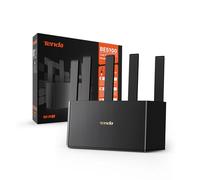 Tenda Router WiFi 7 BE5100 de Doble Banda, WiFi Mesh, 1 Puerto de 2,5 Gbps + 3 Puertos WAN/LAN Gigabit, 5 Antenas Verticales, Tecnología MLO, 4K-QAM, Gaming VR/AR, NFC, Compatible con VPN
