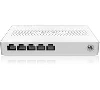 Tenda SE105 - Router Ethernet no administrado de 5 Puertos 2.5G, 4 Puertos Base-T de 2.5G, Capacidad de conmutación de 25 Gbps, Compatible con 100/1000/2500 Mbps, para Entretenimiento doméstico o