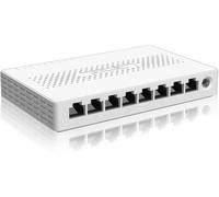 Tenda SE108 - Router Ethernet no administrado de 8 Puertos 2.5G, 4 Puertos Base-T de 2.5G, Capacidad de conmutación de 25 Gbps, Compatible con 100/1000/2500 Mbps, para Entretenimiento doméstico o