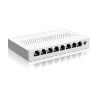 Tenda SE108 - Router Ethernet no administrado de 8 Puertos 2.5G, 4 Puertos Base-T de 2.5G, Capacidad de conmutación de 25 Gbps, Compatible con 100/1000/2500 Mbps, para Entretenimiento doméstico o