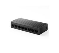 Tenda SG108 Switch Ethernet Gigabit 8 Puertos (10/100/1000 Mbps, RJ45) | Switch 8 puertos gigabit no administrado, IEEE 802.3X, MDI/MDIX auto, dúplex completo, sin config, silencioso, negro