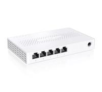 Tenda Switch Ethernet 2.5Gb 5 Puertos (Plug & Play, No Gestionado, Sin Ventilador, LAN Splitter, Ideal para NAS 2.5G, PC, Servidores, Ap WiFi 6/7, Montaje en Escritorio o Muro) (SE105)