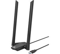 Tenda Antena WiFi USB AX1800 U18a - Adaptador Red WiFi 6 USB 3.0 - Doble Banda MU-MIMO 1800Mbps para PC/Portátil - 5GHz(1201Mbps) y 2.4GHz(574Mbps) Receptor WiFi - Sólo Compatible con Windows 11 y 10